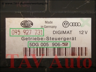 Transmission control unit VW 095-927-731-AQ Hella 5DG-005-906-52 Digimat