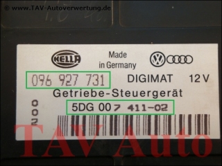 Getriebe-Steuergeraet VW 096927731BK Hella 5DG007411-02 Digimat