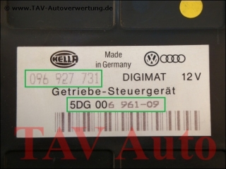 Getriebe-Steuergeraet VW 096927731D Hella 5DG006961-09 Digimat