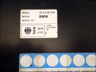 Amplifier Hifi BMW E36 Cabrio 65.12-8-357-878 Alpine 634502 65128357878