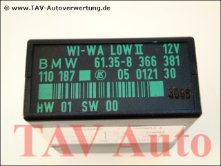 WI-WA LOW II Control unit BMW 61-35-8-366-381 LK 05-0121-30 110-187 HW-01 SW-00