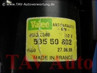 Wischermotor vorn Valeo MFD250B 53550802 mit Gestaenge 7700847567 Renault Clio