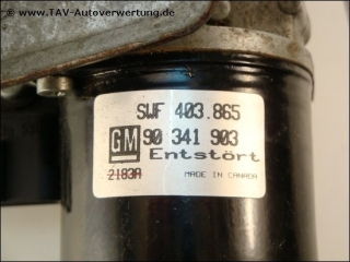 Front wiper motor SWF 403-865 GM 90-341-903 Linkage 90-442-065 Opel Astra-F