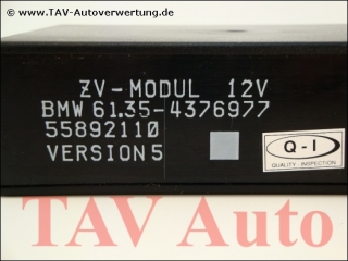 ZV-Modul 12V BMW 61.35-4376977 55892110 Version 5