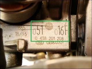 Central injection unit VW 051-016F 051-133-016-F Bosch 0-438-201-208 3-435-201-579
